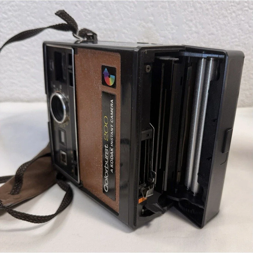 Kodak Colorburst 200 Instant Camera ITT Magicflash Caddy Case Manual Vintage
